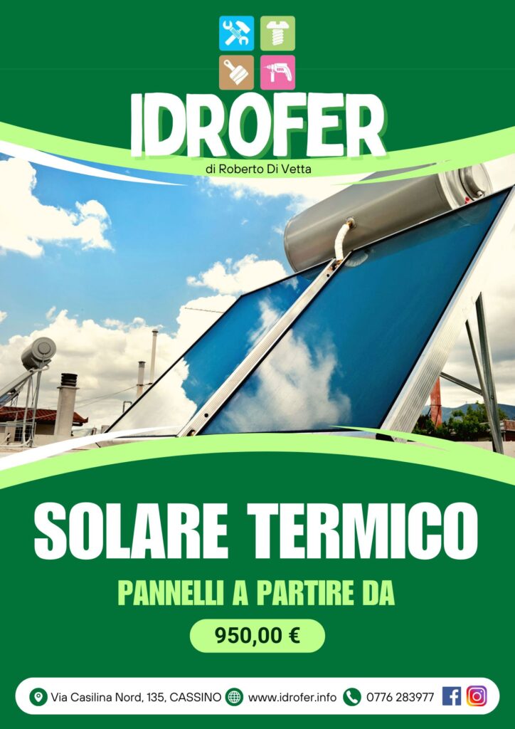 solare termico cassino idrofer offerta